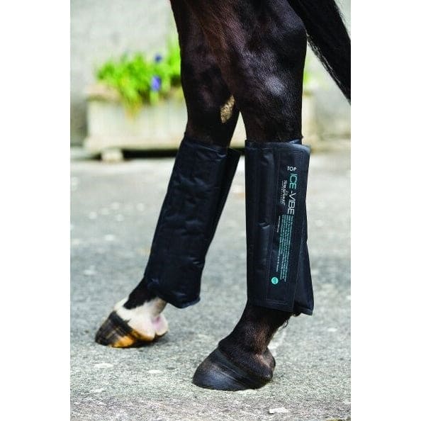 Horseware Ice Vibe Leg Cool Cold Packs Bead Beaded Vibrating Circulation Therapy Cork Farm Equestrian