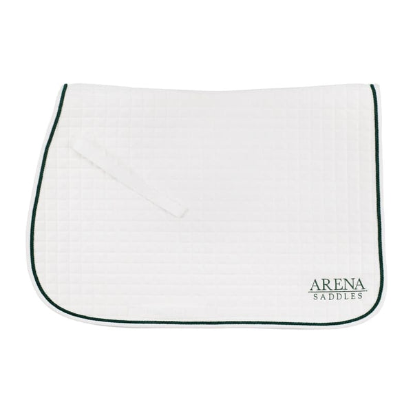 Arena by Bates All Purpose GP/Jump Saddle Pad Square Saddle Cloth White