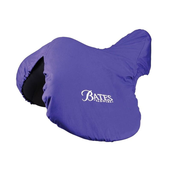 Bates Deluxe Saddle Cover Fleece Lined Protection Purple GP Jump Dressage Pony