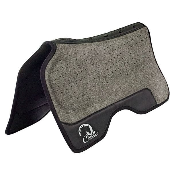 Cavallo Western All Purpose Memory Foam Comfort Thin Saddlepad With Merino Wool