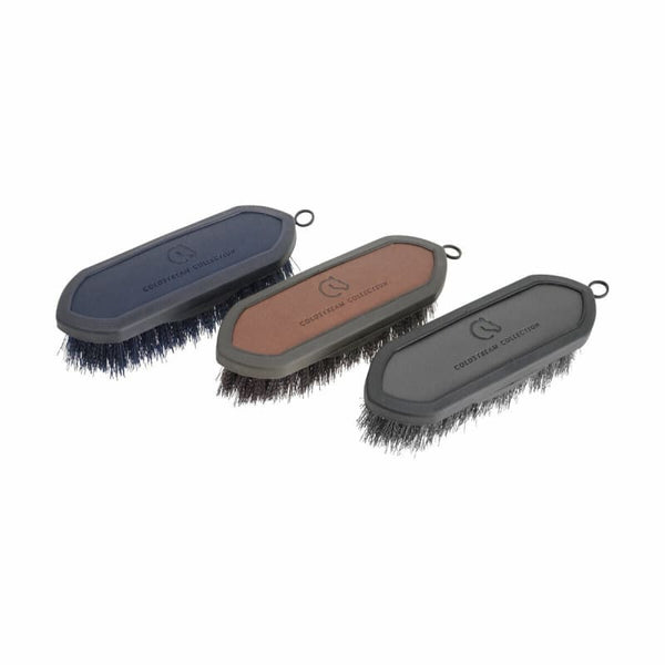 Coldstream Faux Leather Dandy Brush Stiff PP Bristles Brown/Black/Navy