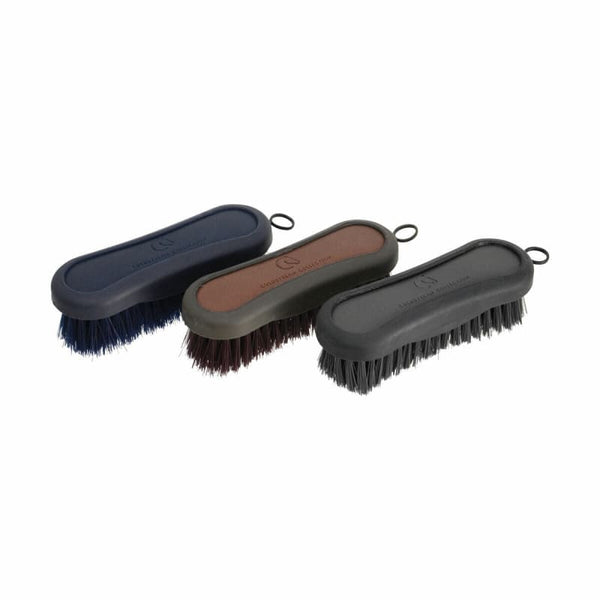 Coldstream Faux Leather Face Brush Soft PP Bristles Brown/Black/Navy