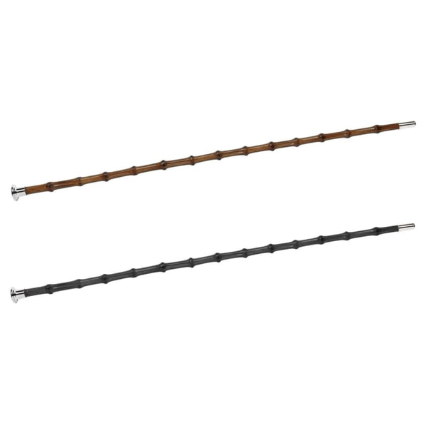 Fleck Show Showing Cane Pearl Bamboo Black/Brown With Mushroom Nickel Cap 65cm