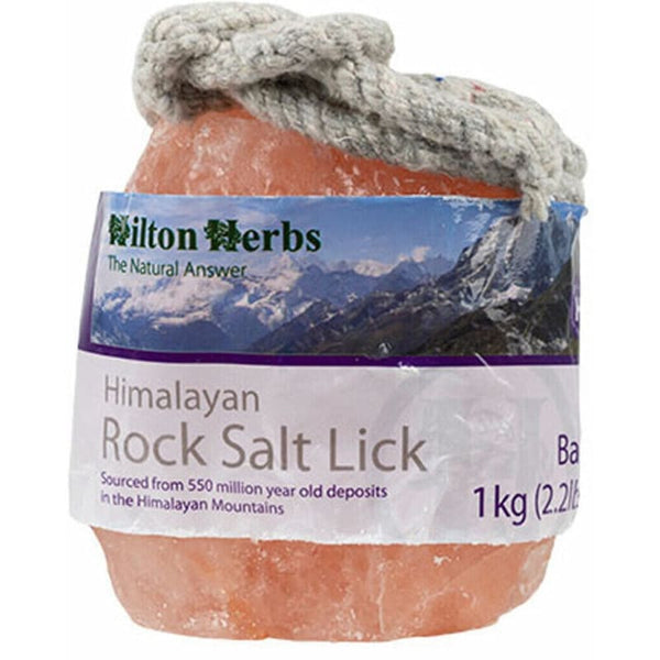 Hilton Herbs Himalayan Rock Salt Lick Weather Resistant For Horses 1KG 3KG 5KG