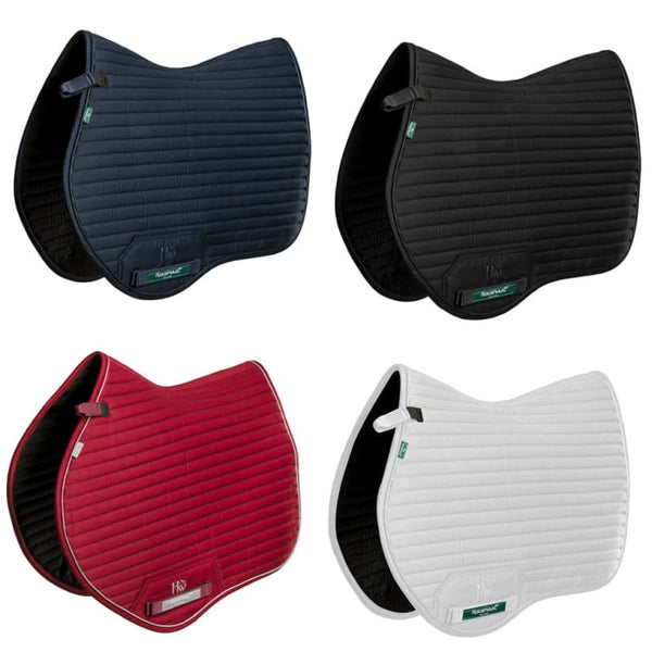 Horseware Everyday Showjumping Saddlepad Black/White/Navy/Burgundy Pony/Cob/Full