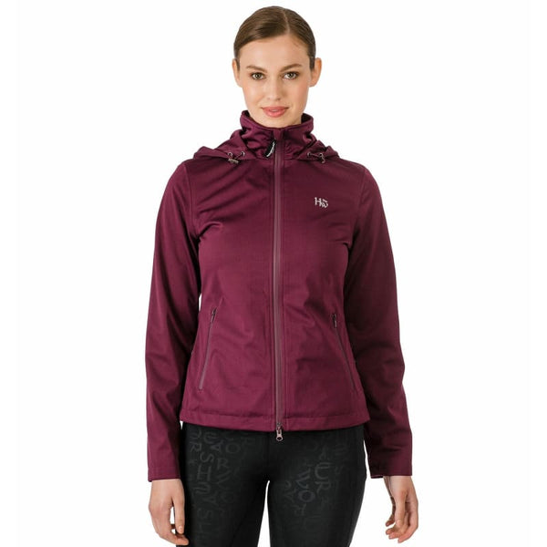 Horseware Ladies Ona Waterproof Softshell Jacket Navy/Beetroot Purple XXS-XXL