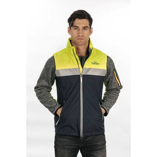 Horseware Unisex Neon Corrib Waterproof Gilet Fluorescent Yellow Hi Viz XXS-XXL