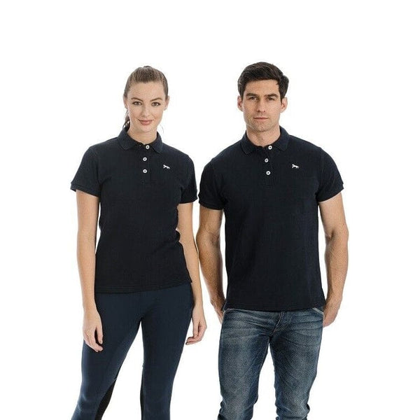 Horseware Unisex Signature Cotton Pique Short Sleeve Polo Shirt Navy XXS-XXL