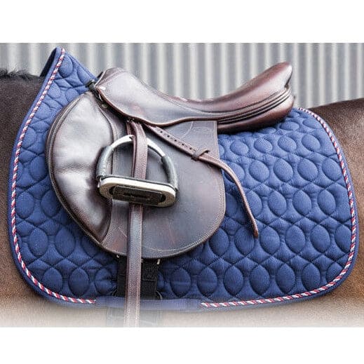 Hy Equestrian Deluxe Saddle Pad With Cord Binding GP All Colours Pony/ Cob/ Full