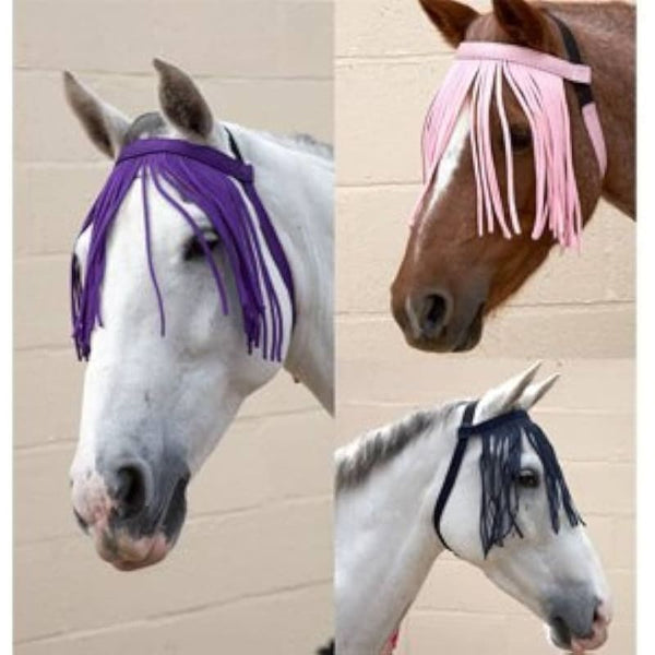 Hy Equestrian Free Fit Fly Fringe No Headcollar Required All Colours and Sizes