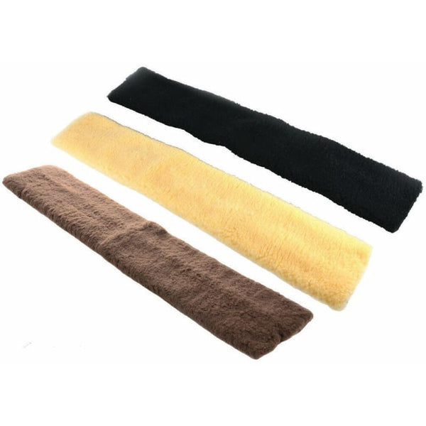 Hy Equestrian HyComfort Fleece Girth Sleeve Rubbing/Chaffing Black/Brown/Natural