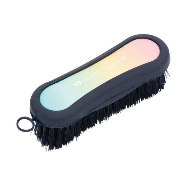 Hy Equestrian Ombre Face Brush With Soft PP Bristles Horse and Pony Gooming Brush