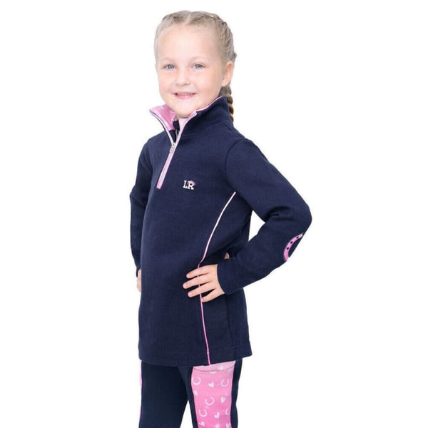 Hy Equestrian Pony Fantasy Sweatshirt by Little Rider 3/4 Zip Kids Fleece Jumper