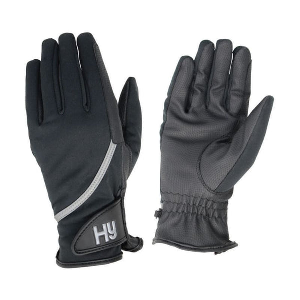 Hy Hy5 Adults Soft Shell Water Repellent Grippy Riding Glove Black XS-XL