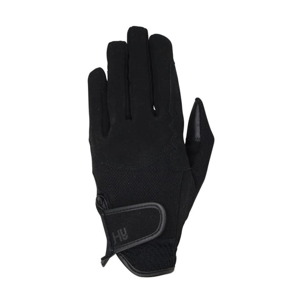 Hy Hy5 Air Vent Pro Riding Gloves Nubuck/ Mesh Black Adults XSmall-XLarge