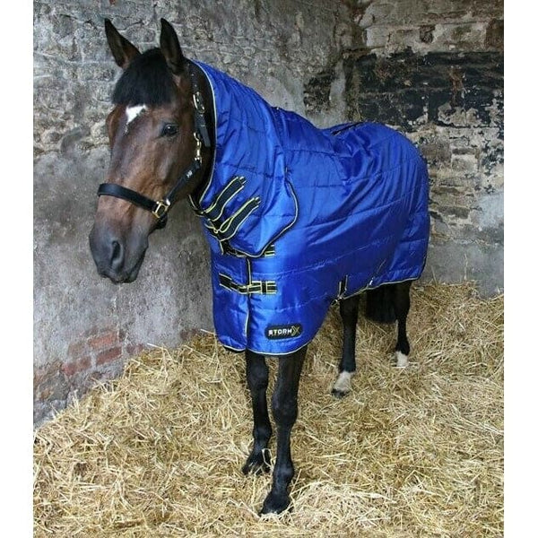 Hy StormX Original 100 Combi Stable Rug 100g Lightweight Combo Rug Blue 4'6-7'3'