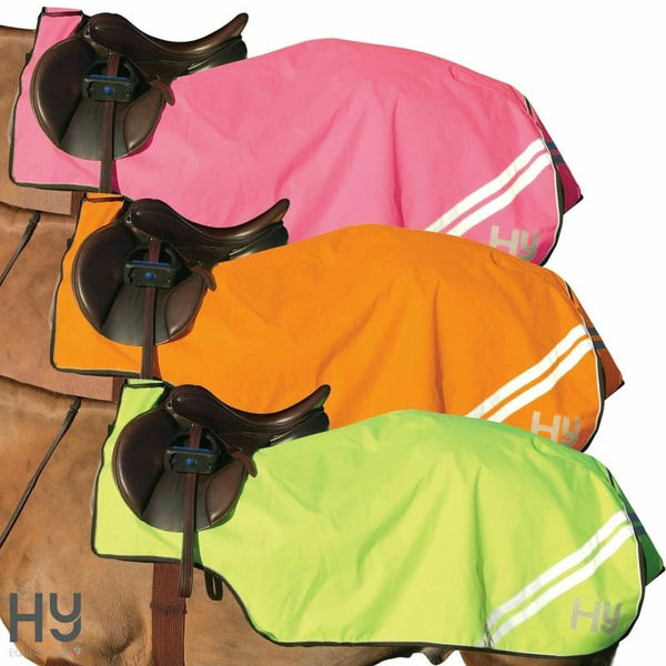 HyVIZ Reflective Flourescent Hi-Vis Reflector Exercise Sheet Yellow/Pink/Orange