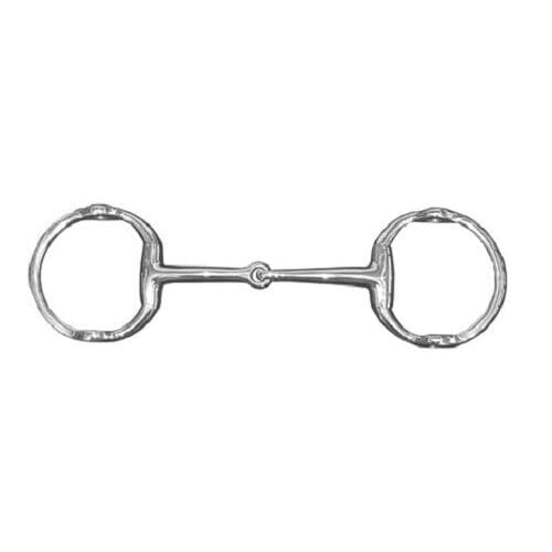 JHL Pro Steel JHLPS Cheltenham Gag Stainless Eggbutt Snaffle Bit 5’-6’