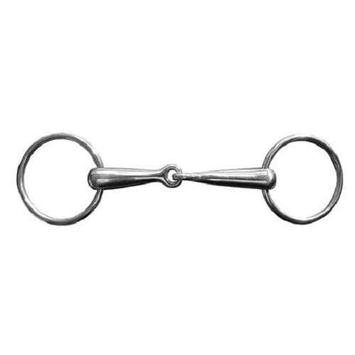 JHL Pro Steel JHLPS Stainless Loose Ring Single Jointed Snaffle 4’ - 6’