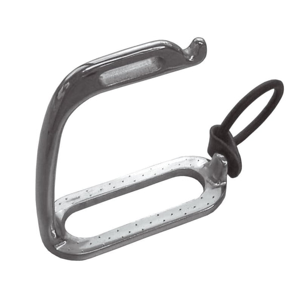 JHL Pro Steel JHLPS Stainless Steel Peacock Safety Stirrups 3 1/2' - 4 3/4'