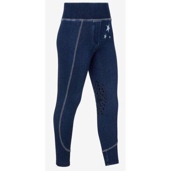 LeMieux Mini Bobby Bregging Denim Junior Pull On Kids Breeches Joddings Age 3-10