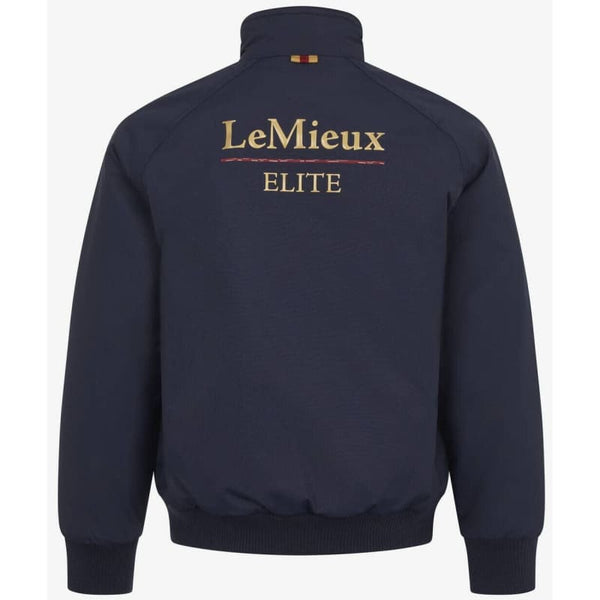 LeMieux Mini Elite Team Jacket Little Kids Logo Blouson Yard Coat Navy Age 3-8