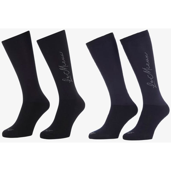 LeMieux Sparkle Competition Socks Ultra Close Contact Cotton Tech Support Riding