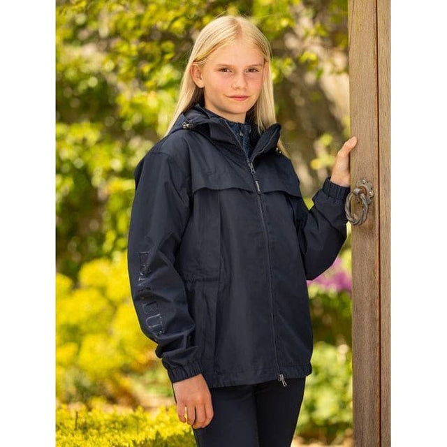 Girls waterproof black coat online