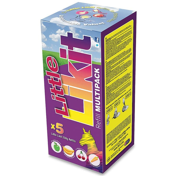 Likit Little Likit Multipack Refill Treat Lick Inserts Assorted Flavours 5x 250g