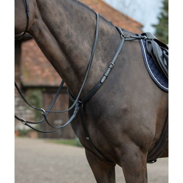 Mark Todd Padded Breastplate Quality Leather Black or Havana Cob or Full Size