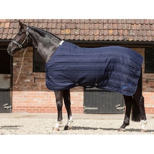 Mark Todd Quilted Lightweight Stable Rug 150g 300D Navy/Royal 5'6'' - 7'0''