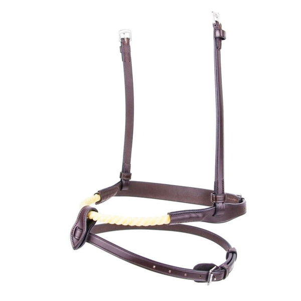 Mark Todd Rope Noseband Spare Nose Band Double Buckle Cob/Full Black/Havana