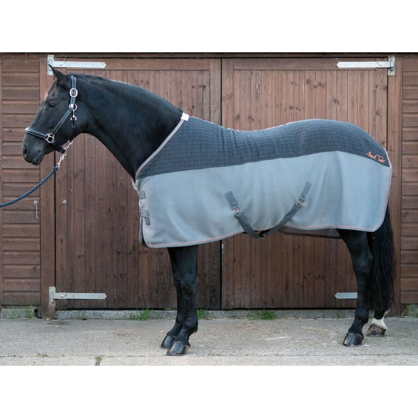 Mark Todd Wicking Triple Layer MESH COOLEX Cooler Rug Grey/Orange 5'6''-7'0''