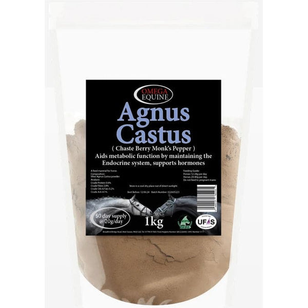 Omega Equine Agnus Castus Powder Metabolic Function and Hormone Balance Supplement