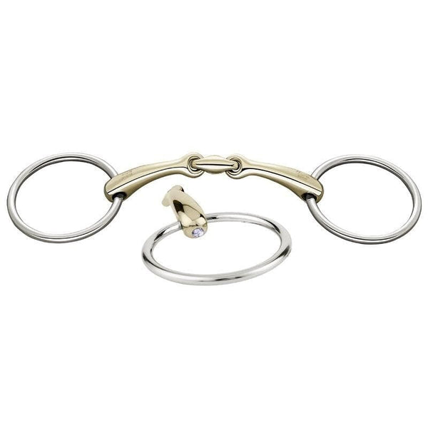 Sprenger Dynamic RS Loose Ring Shine Bright Joint Snaffle Bit Sensogan 40426SB