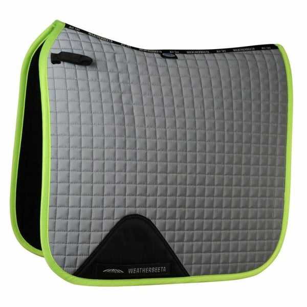 WeatherBeeta Reflective Prime Dressage Saddle Pad High Visibility Hi Vis Square