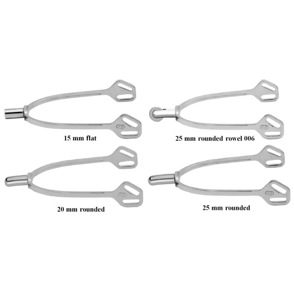 Sprenger UltraFit Slimline Spurs Balkenhol Fastening Stainless Steel 47315/20/25